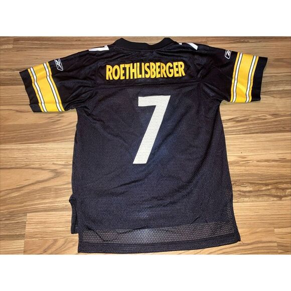 Ben‎ Roethlisberger Pittsburgh Steelers Reebok Jersey Size Youth Medium (10-12) - Picture 5 of 6